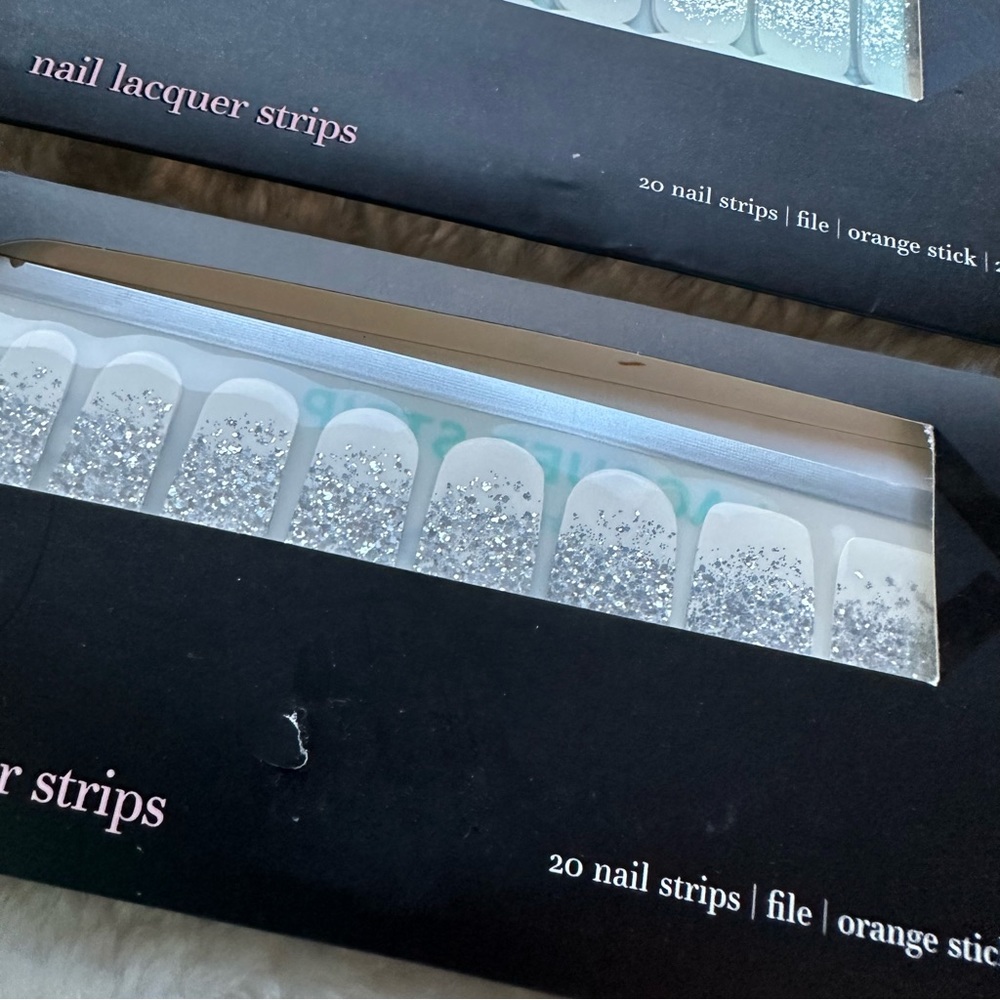 Set of 2‎ Brand new Jamberry sparkle nail lacquer strips